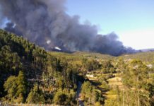 Bombeiros do distrito de Aveiro “encurralados” no fogo de Mortágua