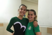 Mafalda Almeida, do HCM, no campeonato distrital de patinagem artística