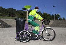 Município de Anadia adquire bicicleta elétrica para auxiliar na limpeza urbana