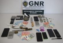 Cinco detidos por tráfico de estupefacientes em Anadia e Águeda